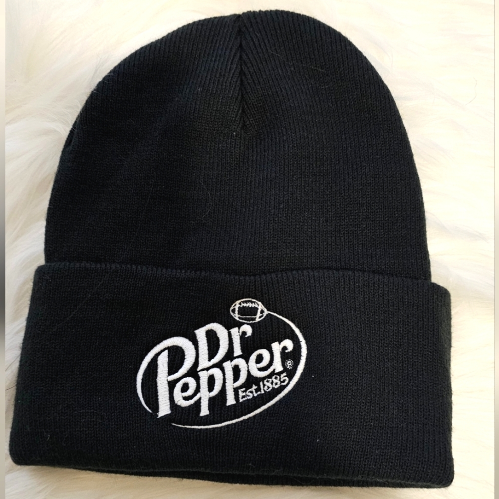 Dr Pepper beanie